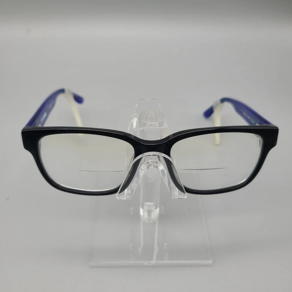 Zuma Rock Kids ZR003 BLK Eyeglass Frames Black Blue Green 49-16-135 Rectangular